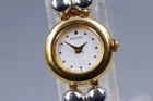 Vintage 1985 [Exc+5] Seiko Tisse 1E20-0290 Gold Quartz Women’s Watch From JAPAN