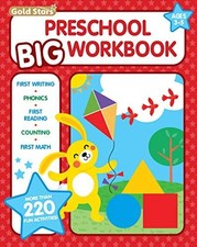 Preschool Big Workbook Ages 3 - 5: 320 Pages, Letter and Numbers Tracing, Ea...