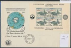 LS84527 Belgium 1957 south pole expedition FDC used