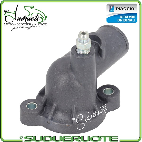 Thermostat Wasser Deckel Schwarz FüR Piaggio Vespa GTS 125 X7 EVO MP3-image