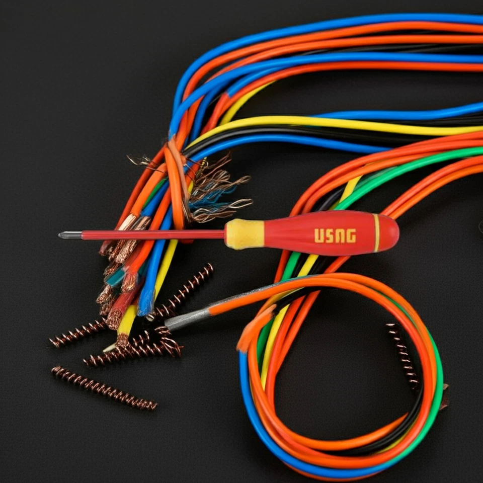 Cacciavite isolato Alta Tensione 1000 Volts Usag 094 - Immagine 2 di 4