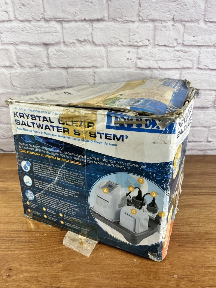 Intex Krystal Clear Saltwater System Model # CS8110 W/ Box MISSING CELL ASSEMBLY - Image 3 of 4