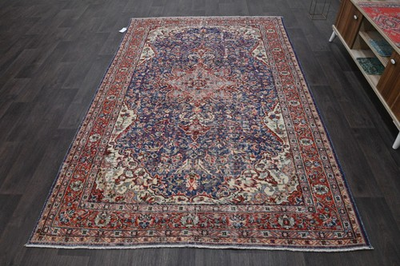 #ad #ad Oushak 5x8Turkish RugvintageanatolianBLUEkilimBohemianhandmadewool $340.00