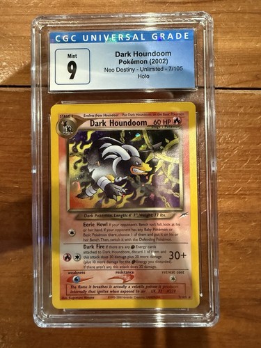 Dark Houndoom (Unlimited) graded CGC 9 for sale on eBay