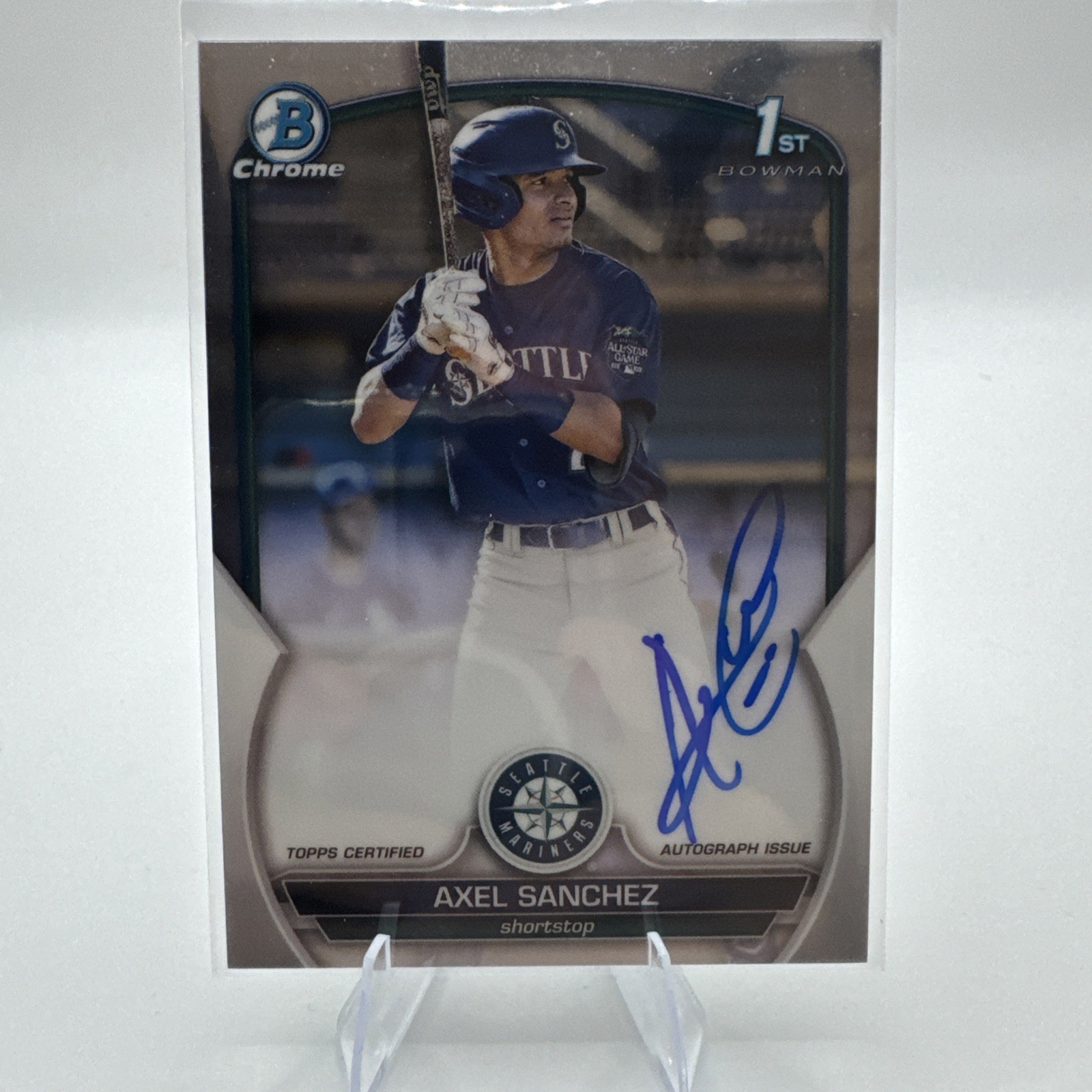 2023 Bowman Chrome - Prospect Autographs Axel Sanchez #CPA-AS (AU, RC)