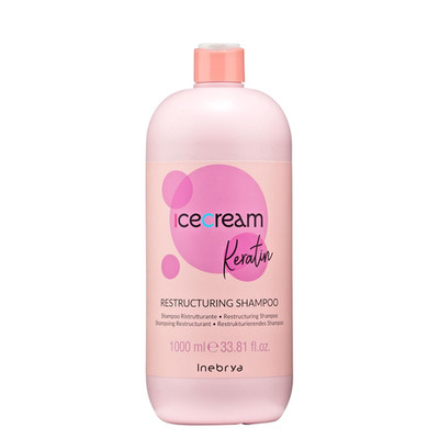 Ice Cream Keratin Restructuring Shampoo - Shampoo Ristrutturante 1000Ml