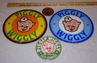VINTAGE PIGGLY WIGGLY SELF SERVICE GROCERY STORE PORCELAIN METAL SIGN COLLECTION