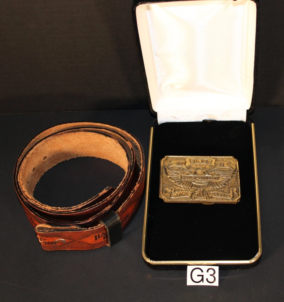 Evel Knievel 拥有和磨损的哈雷戴维森皮带和扣! 个人 #1 Daredevil — 第 4/4 张图片