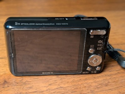Japanese Only Excellent Sony Cyber-Shot DSC-W570 16.1MP 5x Digital