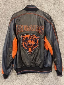Chicago Bears Leather Jacket | eBay