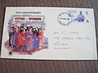 GB 1968 9d Anniversaries on 1st day of issue Votes for women cover ...60's
