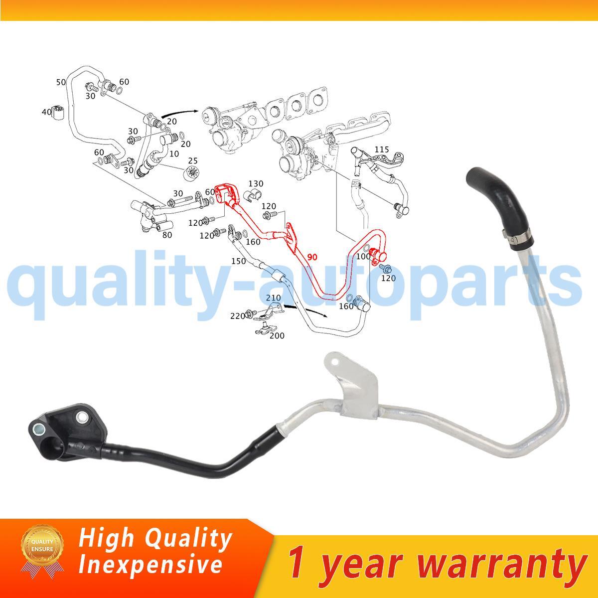 こうぺん Turbocharger Coolant Line 2782002751 / A2782002751 For Benz C292