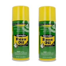 2 Pack Remington Rem Oil Spray Gun Aerosol Cleaning Lubricant 10 Oz