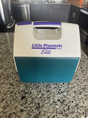 VTG Igloo Little Playmate Elite PURPLE & JADE TEAL Flip Top Cooler never used !