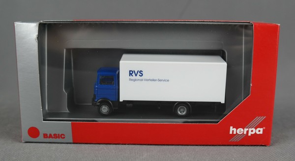 "Herpa 309585 (H0, 1:87) Mercedes-Benz 813 Koffer-Lkw \"Rvs\" - Neuware!"-image