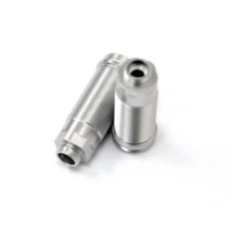 SCTE Ten SCT Rear Shock Body SILVER (2): 10-T ST Racing Concepts Nitro SC Losi