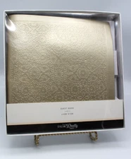 Style Me Pretty Gold Wedding Anniversary Party Guest Book + Cards & Envelopes