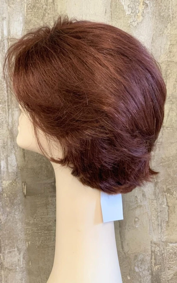 KOSHER WIGS HUMAN BLEND EXPORT 33 RED NATURAL SHORT LAYERS - Image 2 of 4