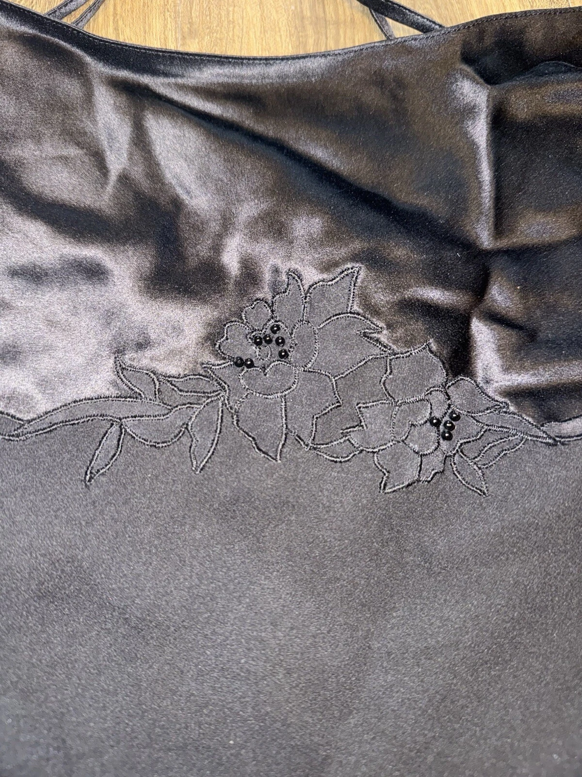 UNDERCOVER Abito slip nero Victoria’s Secret 1999 nuovo senza etichette vintage Medium