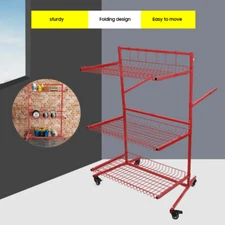 3 Shelf Storage Shelving Innovative Parts Carts Body Shop Tools Storage Rack