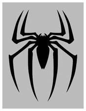 Creepy Spider Stencil 8.5" x 11" FREE SHIPPING
