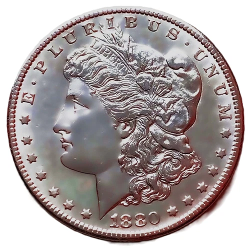 1880-S AU/UNC MORGAN SILVER DOLLAR US $1 COIN ***Beautifully Bright Coin***