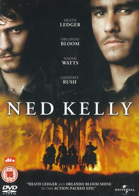 Ned Kelly (2003) DVD, Heath Ledger, Orlando Bloom, Geoffrey Rush [Region 2, 4]