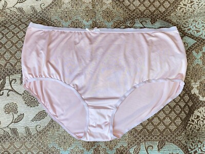Prima Valentina Plus Size 3X Nylon Rose High Waist Bikini Panties