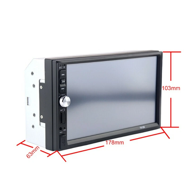 Car Multimedia Player Bluetooth Rearview MP5 Touch Video playback Radio Recorder - Image 3 of 4