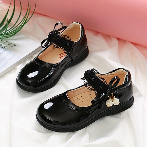 Niñas Niños Jóvenes Mary Jane Fiesta Boda Jardín Zapatos de Cuero Vacaciones Talla EE. UU. - Imagen 12 de 21