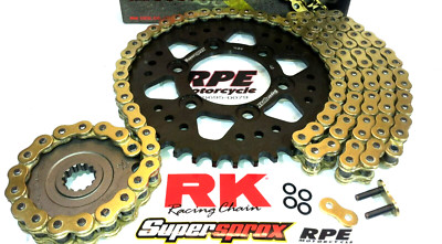 2000-2006 Honda RC51 RK ZXW 520 Extreme QA 15/43t Gold Chain and