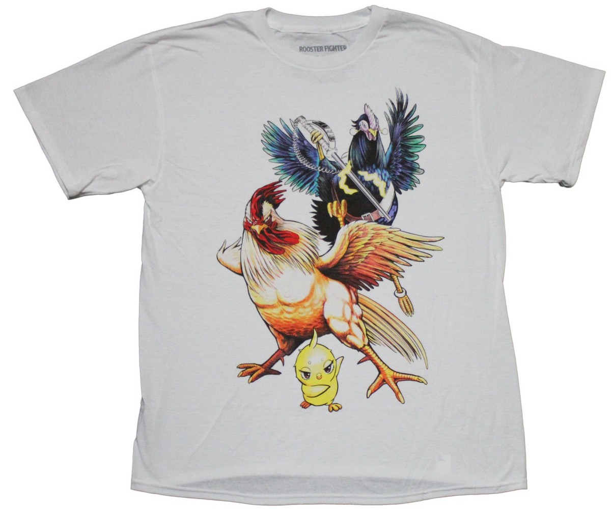 CHALLENGER/ NB ROOSTER TEE RATS masses Ｍ Rooster Fighter New Adult T-Shirt - Chick Below Fierce Roosters | eBay