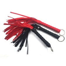Erotic Fetish Leather Spanking Bdsm Bondage Set Flogger  Babydoll Games Whip