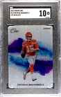 2023 Panini One #10 PATRICK MAHOMES Color Blast SSP Case Hit Chiefs SGC 10 POP 1