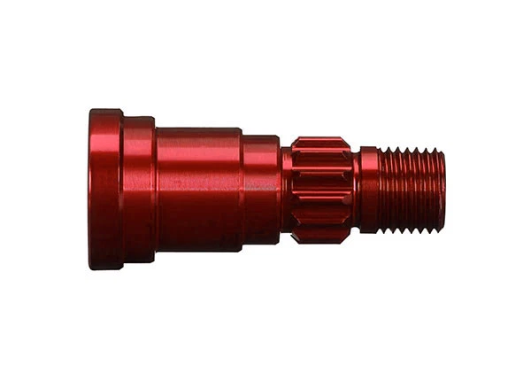 Traxxas 7753R Xmaxx Moyeu Roues Aluminium Rouge Stub Axe Traxxas - Photo 1/1
