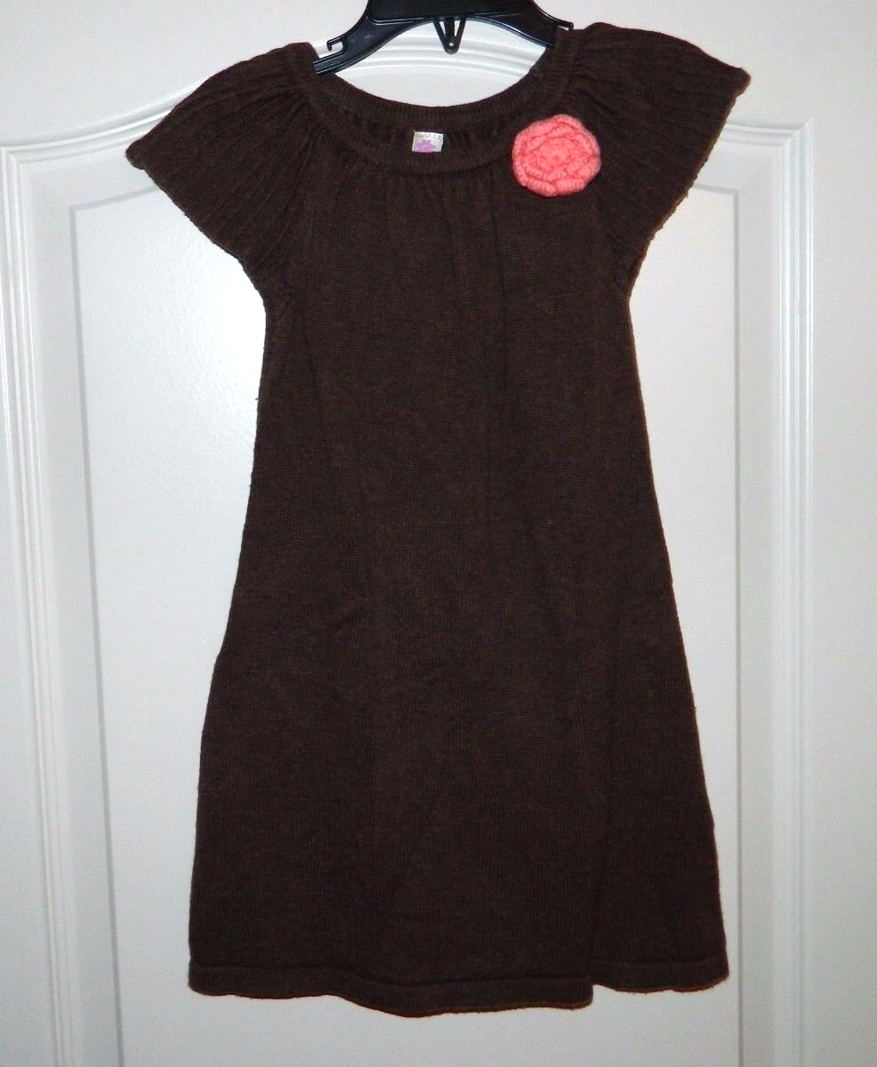 brown 2t dress Girl's Brown Sweater Dress Size 2T