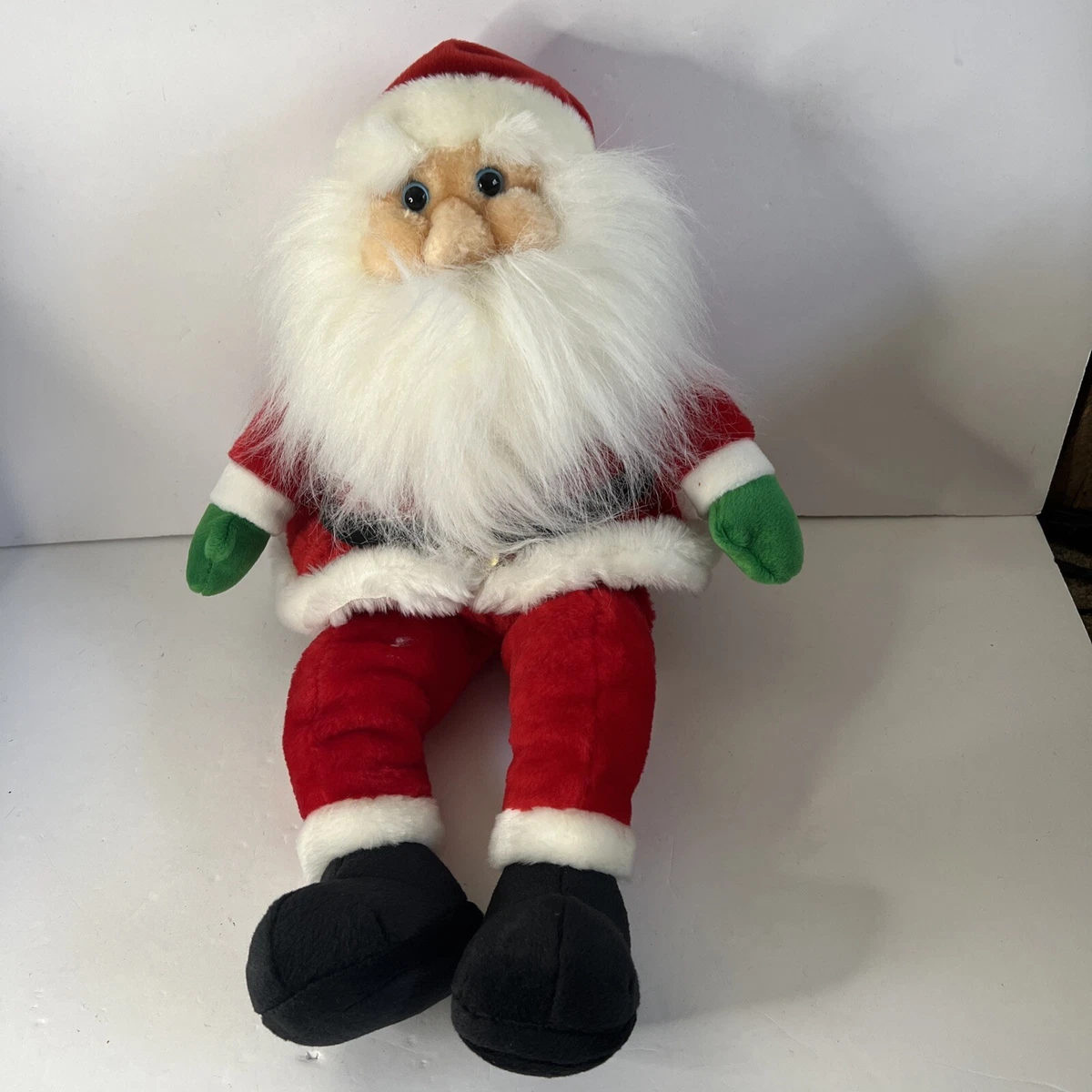 Large stuffed sitting discount santa claus