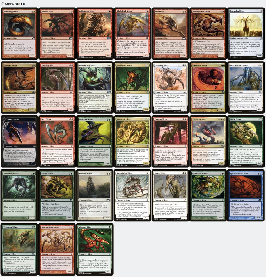 Sliver Hivelord SLIVER TRIBAL INDESCTRUCTIBLE Magic MTG Custom Commander Deck - Image 3 of 4