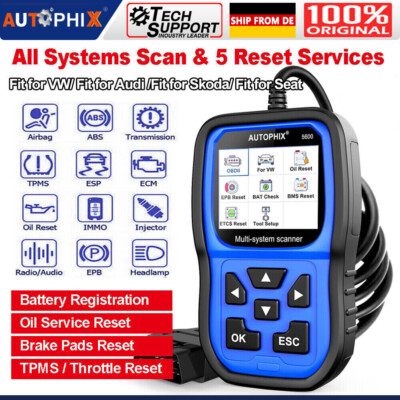 2026 AUTOPHIX 5600 OBD2 Diagnosegerät komplett Syetem Fehler Auslesegerät für VW