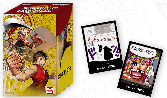 BANDAI ONE PIECE TCG: DOUBLE PACK SET VOLUME 1 [DP-01] NEW/FACTORY