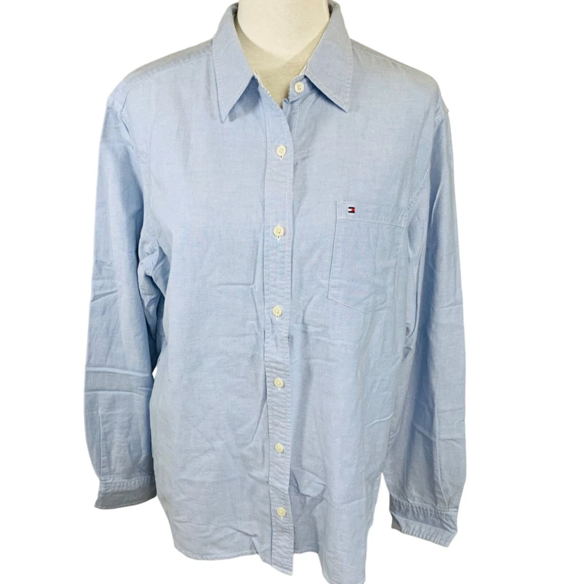 Tommy hilfiger chambray shirt cheap
