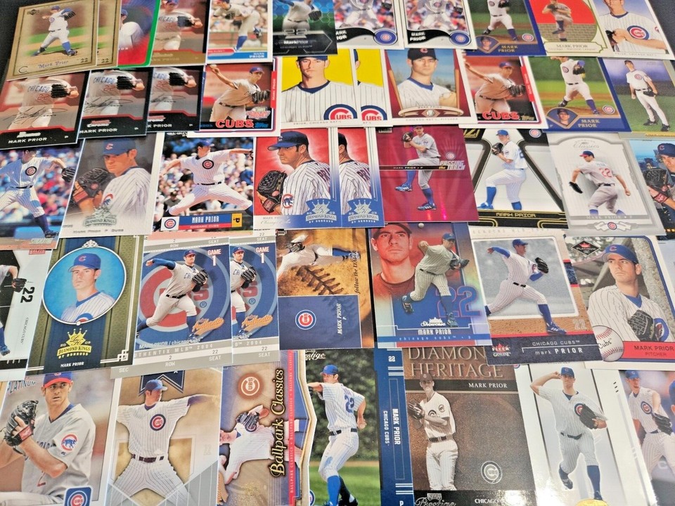 MARK PRIOR YOU PICK SEE SCANS OF EVERY CARD HI GRADE CARDS CHICAGO CUBS BUY ALL?