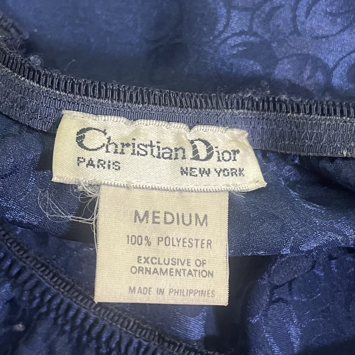 【Christian Dior】VINTAGE NAVY プリーツスカート Christian Dior - クリスチャンディオール CHRISTIAN DIOR
