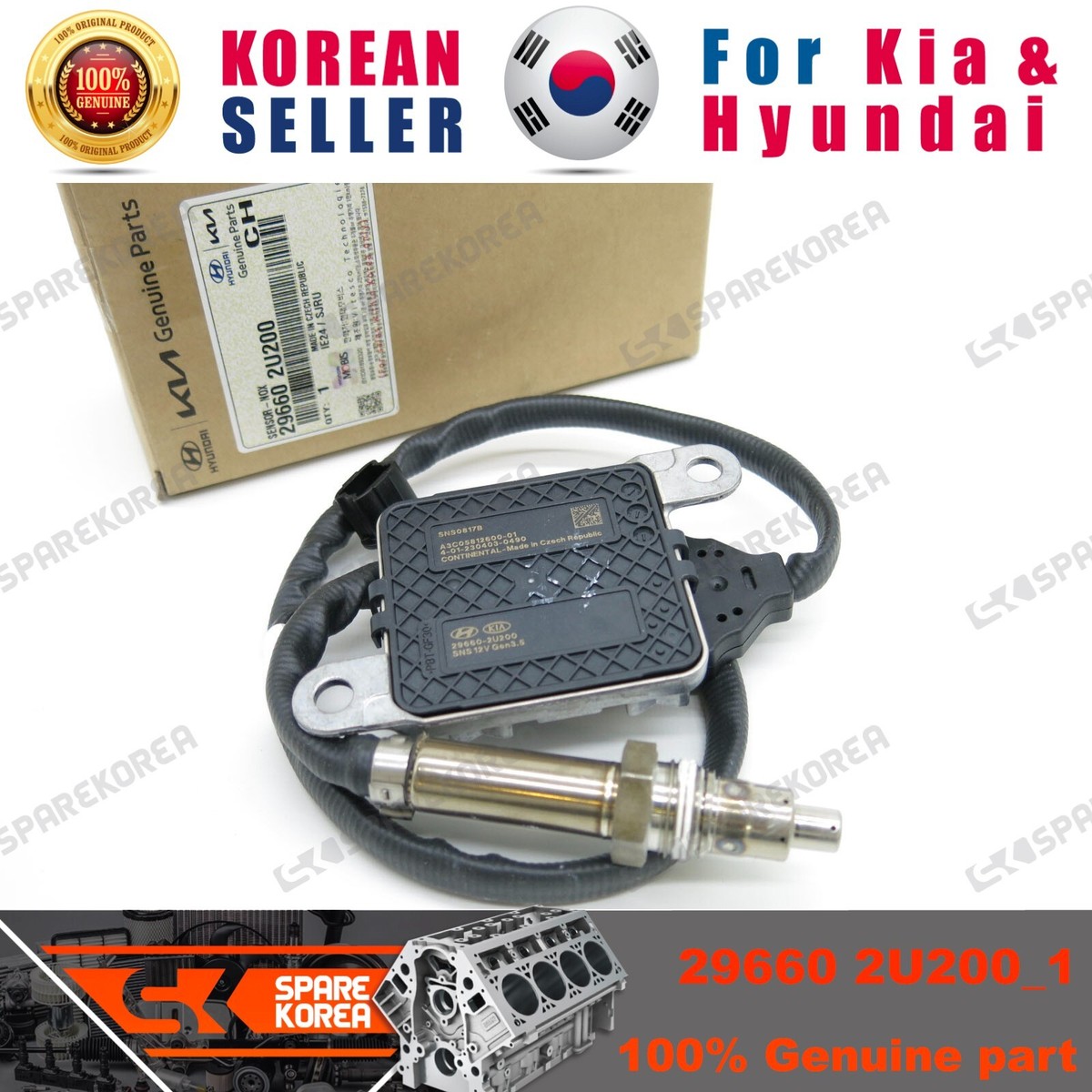 Genuine/OEM 296602U200 SENSOR-NOX for Kia Sportage 16 | eBay