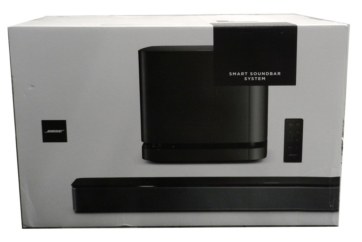 Bose Smart Soundbar 300 System with Base Module 500 Bundle Bose Smart Soundbar 300 System with Base Module 500 Bundle