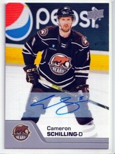  2020-21 Upper Deck AHL Autographs #124 Cameron Schilling AUTO - Hershey Bears