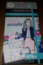 The Happy Planner Girls Accessory Book SOCIALITE 676 PCS STICKER SHEETS NOTES