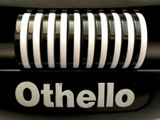 12 Othello Game Pieces Replacement Black and White Discs Chips Tokens