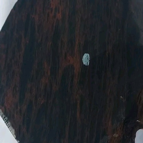 UTAH MAHOGANY OBSIDIAN SLAB ~3.3oz/94g / rough cab knapping black white