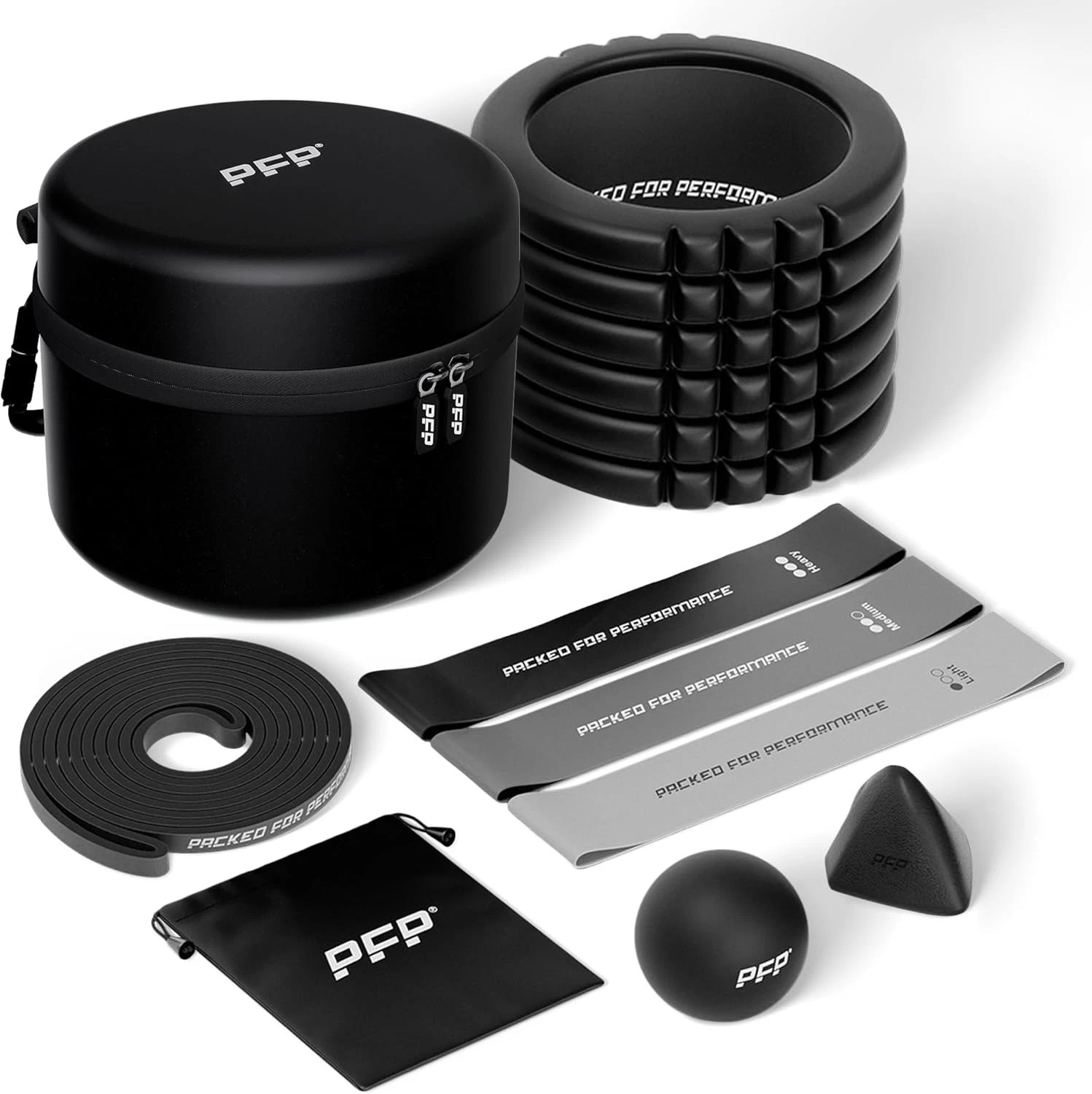 Mobility Pack, 6-Piece Workout Set - at Home & On-The-Go Exercise Recovery
